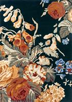 Sanderson - Vloerkleed Stapleton Park Navy Burnt Orange 45318 - 170x240 cm