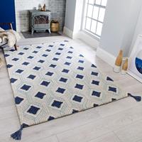FLAIR RUGS Wollteppich "Marco", rechteckig, 40 mm Höhe, im Boho Look, Wohnzimmer