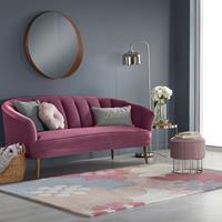 FLAIR RUGS Teppich "Retro Floral", rechteckig, 10 mm Höhe, mit Hoch-Tief-Effekt, Wohnzimmer