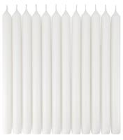 HEMA Lange Huishoudkaarsen Ã2.2x29 - 12 Stuks Wit (wit)
