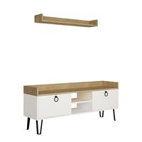 Decortie | TV-meubel met wandplank Aisha