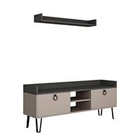 Decortie | TV-meubel met wandplank Aisha