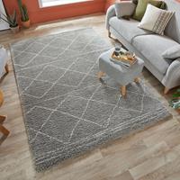 FLAIR RUGS Hochflor-Teppich "Kush Berber", rechteckig, 30 mm Höhe, Boho Look, Wohnzimmer