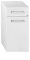 Aqualine Vega lage kast met wasmand 40x78 wit