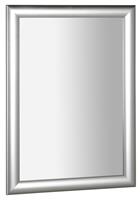 Sapho Esta Spiegel 580x780mm in houten frame zilver met streep