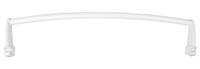 Aqualine Handdoekradiatorrailhouder 43 cm gebogen wit
