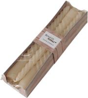 Boltze Home Kaarsen Twisto Doosje A 6 Stuks Ø2x20cm Creme