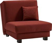 Ell + ell Schlafsofa Â»Enny FaltsesselÂ«, LiegeflÃche Breite 80 cm, LiegehÃ¶he 40 cm, FÃ¼ÃŸe schwarz, RÃ¼ckenlehne wa