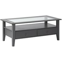 PKline Provence7 Couchtisch 2 Schubladen Grau 19-29086515
