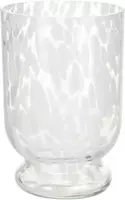 Koopman International WINDLICHT GLAS 14X21CM WIT