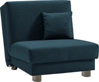 Ell + ell Schlafsofa Â»Enny FaltsesselÂ«, LiegeflÃche Breite 80 cm, LiegehÃ¶he 40 cm, FÃ¼ÃŸe alufarben, RÃ¼ckenlehne 