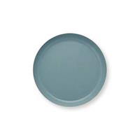 PIP STUDIO Deko-Tabletts Tablett emailliert Blue 40Âcm