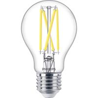 Philips LED Lampe ersetzt 60 W, E27 Standardform A60, klar, warmweiÃŸ, 810 Lumen, dimmbar, 1er Pack