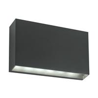 Viokef LED buitenwandlamp Elvira, donkergrijs