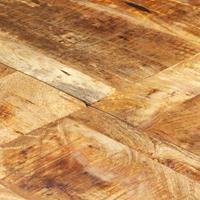 vidaXL Eettafel 160x90x75 cm ruw mangohout