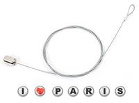 Fotohouder Paris 150 Cm Acryl/staal Zilver 8-delig