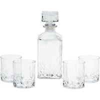 Whiskey Karaf Set - 4 Glazen