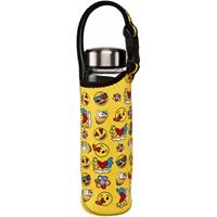 GOEBELPORZELLANGMBH GoebelTrinkflasche emoji by Britto - Summer Feelings, Glasflasche mit NeoprenhÃ¼lle, Glas-Kombi, Gelb, 700 ml, 66453061