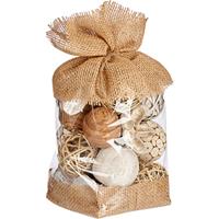 Giftdecor Dekorationskugeln Schilf/holz Natur