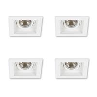 KS Verlichting Set Axl inbouwspots 4 stuks wit