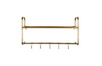 Be Pure Home 2 x BePureHome Kapstok Hatstand , Antique Brass