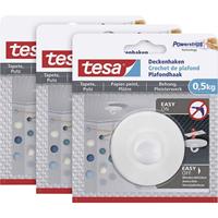 tesa 77781 Plafondhaak voor behang en pleister Wit