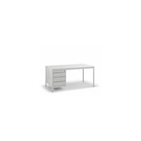 CERTEO Meisterschreibtisch, lichtgrau - BxT 1600 x 800 mm - Schubladen 3 x 140 mm