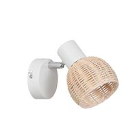 Corep wandspot Calanques wit rotan E14