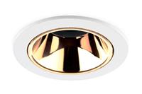 Groenovatie LED Inbouwspot 5W CREE, Rond, ÃƒÂ64mm, Kantelbaar, Dimbaar, Wit/Koper, Warm Wit