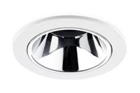 Groenovatie LED Inbouwspot 7W CREE, Rond, ÃƒÂ64mm, Kantelbaar, Dimbaar, Wit/Zilver, Warm Wit