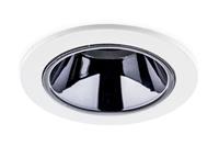 Groenovatie LED Inbouwspot 7W CREE, Rond, ÃƒÂ64mm, Kantelbaar, Dimbaar, Wit/Chroom, Warm Wit