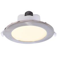 Deko-Light LED Einbauleuchte Acrux in VerkehrsweiÃŸ und Silber 26W 2670lm 244mm