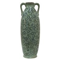 Clayre & Eef Groene Decoratie vaas Ã 16*45 cm 6CE1393L