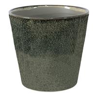 Clayre & Eef Groene Decoratie bloempot Ã 19*18 cm 6CE1407XL