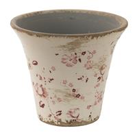 Clayre & Eef Roze Decoratie bloempot Ã 12*11 cm 6CE1418