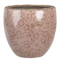 Clayre & Eef Roze Bloempot Ã 20*19 cm 6CE1250L