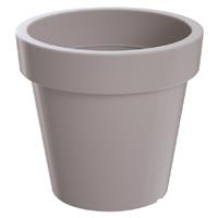 Prosperplast 1x Kunststof bloempotten 25 cm Taupe