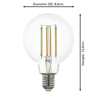 EGLO Connect-Z Zigbee Filament LED Lamp E27 6 Watt 806Lm Bol