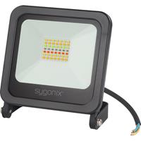 Sygonix Buitenschijnwerper SMD LED 24 W Energielabel: F (A - G) Zwart