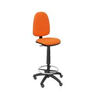 PIQUERAS Y CRESPO Ayna bali orange Hocker Parkettrollen