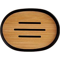 BigBuy Home TvÃ¥lfat Bambu polypropen (9,5 x 2,5 x 13 cm) (FÃrg: Svart)