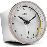 Braun BC07 - Alarm clock - round - quartz - PC - Wit/roze