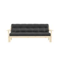 Karup Design Schlafsofa "Unwind", Mit Holzstruktur, inkl. Futonmatratze, Liegefläche 130x190 cm