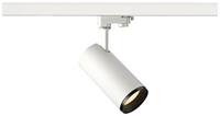 SLV NUMINOS M LED-Schienenstrahler 3phasig LED fest eingebaut 17.5W WeiÃŸ