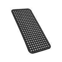 Antislip Douchemat - Badmat et Zuignappen - 88x40cm - Zwart