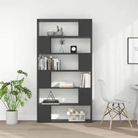vidaXL Boekenkast/kamerscherm 100x24x188 cm grijs