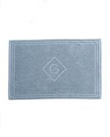 Gant Duschmatte - G SHOWER MAT, Badvorleger, Frottee, Bio-Baumwolle, 50 x 80 cm Badematten hellblau