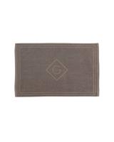 Gant Duschmatte - G SHOWER MAT, Badvorleger, Frottee, Bio-Baumwolle, 50 x 80 cm Badematten braun