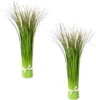 Creativ green Kunstgras Stehgrasbusch in een set van 2