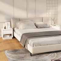 vidaxl Nachtkastjes 2 st 45x34x44 cm bewerkt hout wit